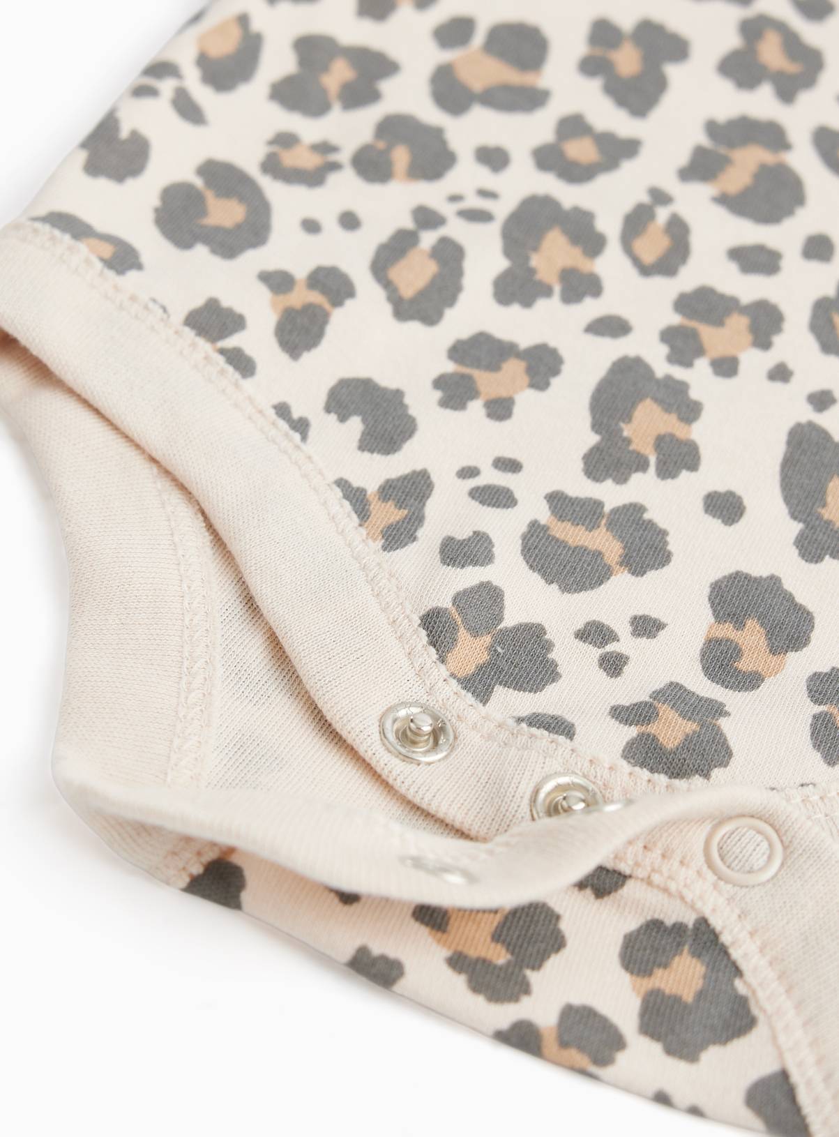 Cream & Animal Print Long Sleeve Bodysuits 5 Pack 2-3 years - Image 2